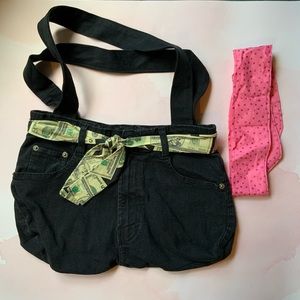 Denim Belt Purse with Extra Belt